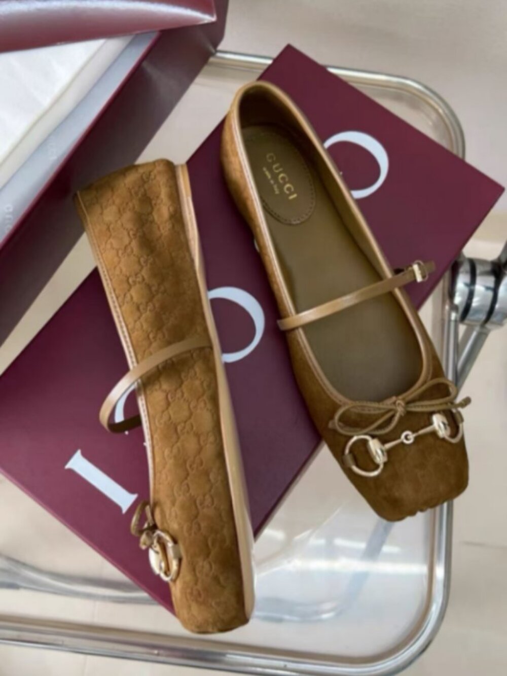 Gucci GG Monogram Mary Janes - Picture 3 of 8